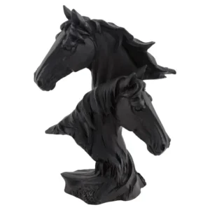 BUST HORSES 17X10X23CM