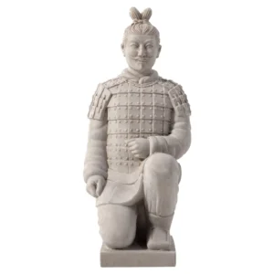 SKULPTUR SOLDIER KNEELING 41X38X86CM