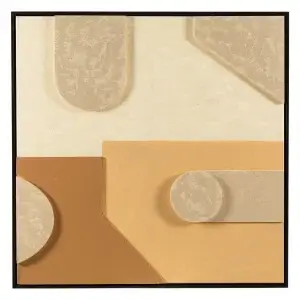 PIKTURE SUAVE EMBOSSED OIL 120X120CM
